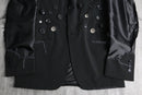 "Re:make" button stitch tailored jacket