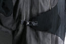 "Re:make" asymmetrical denim docking jacket
