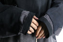 "Re:make" asymmetrical denim docking jacket