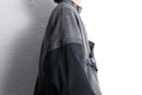 "Re:make" asymmetrical denim docking jacket