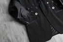 "Re:make" button stitch tailored jacket