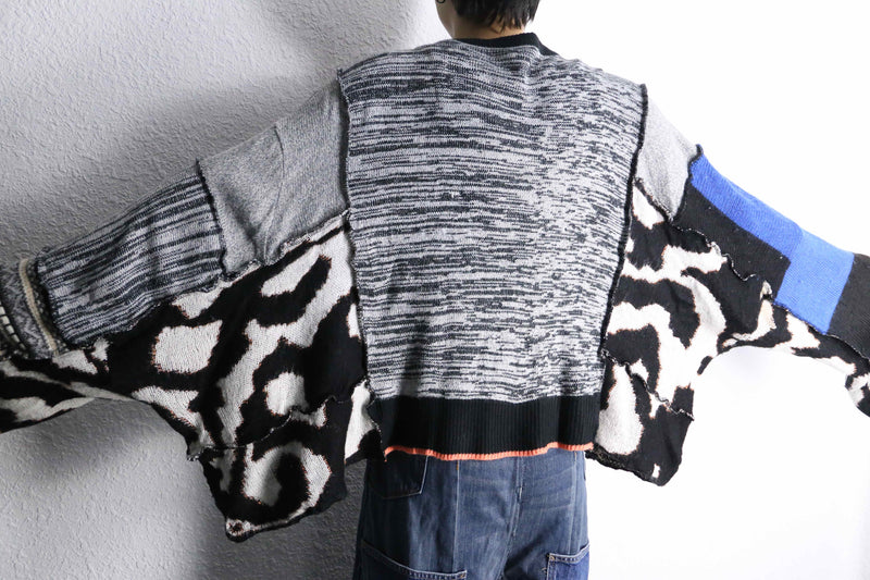 "Re:make" docking loose size crazy knit