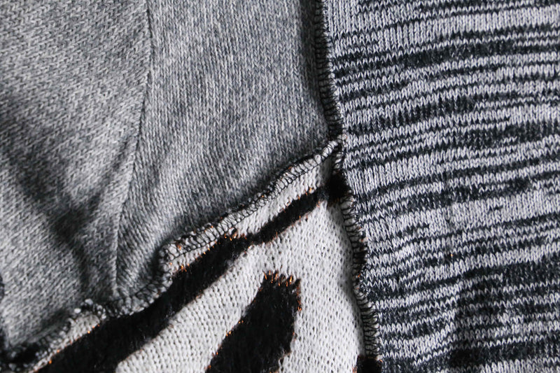 "Re:make" docking loose size crazy knit