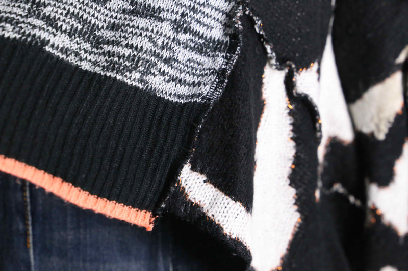 "Re:make" docking loose size crazy knit