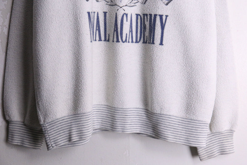 gray color college logo lining sweat