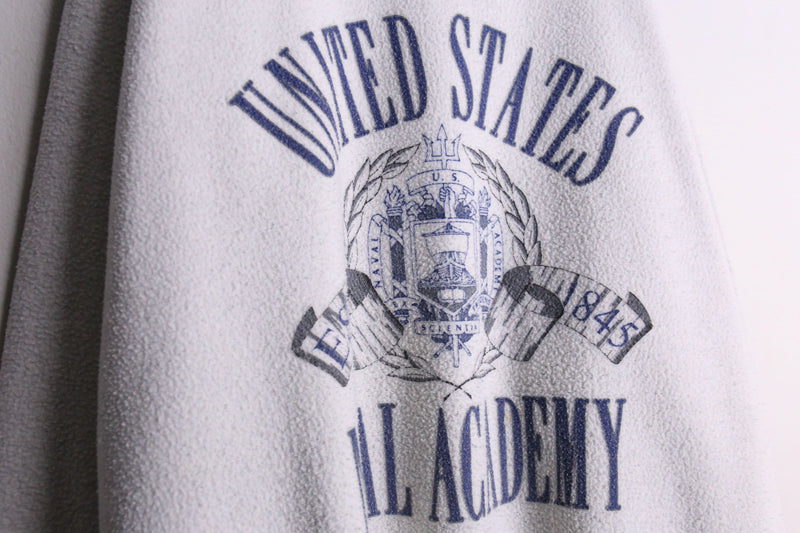 gray color college logo lining sweat