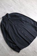 00’s “BOSS” black cotton dress shirt｜シャツの古着 詳細2