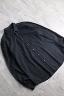 00’s “BOSS” black cotton dress shirt｜シャツの古着 詳細3
