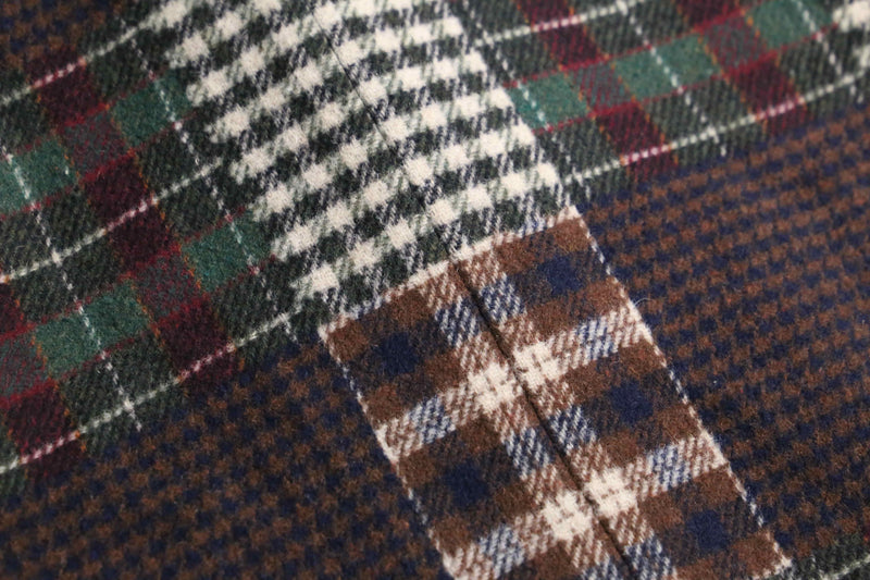 various check pattern 2B tailored jacket