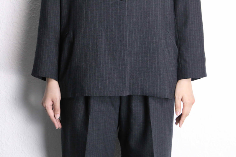 easy collar less jacket set up
