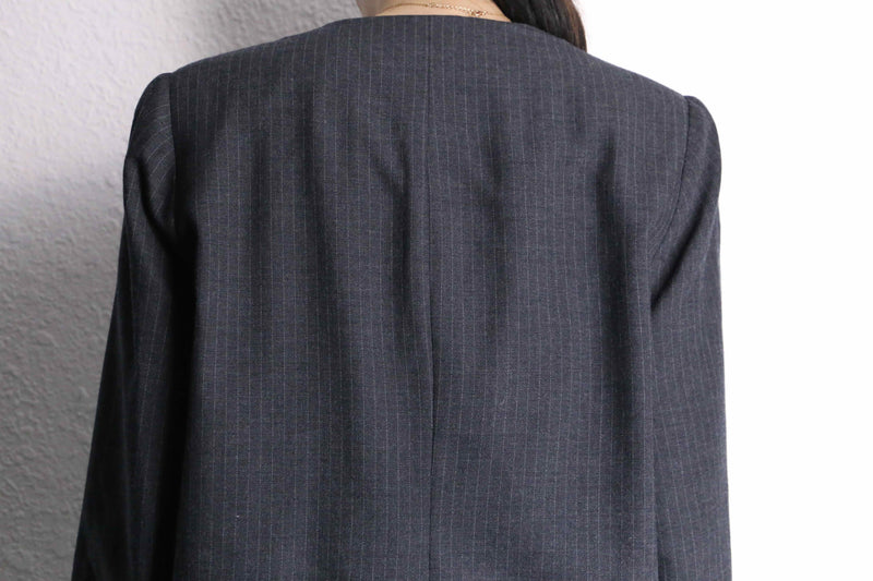 easy collar less jacket set up