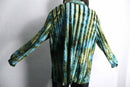 gradation stripe sheer L/S shirt