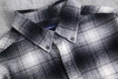“craft & barrow” monotone ombre check shirt