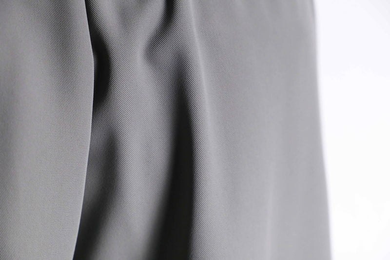 gray wide easy two-tuck slacks