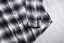 “craft & barrow” monotone ombre check shirt