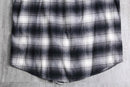 “craft & barrow” monotone ombre check shirt