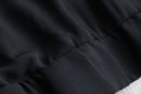 black lace zip-up jacket