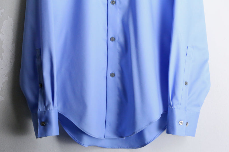 "Calvin Klein" blue cotton dress L/S shirt