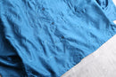 blue botanical embroidery shirt｜ジャケットの古着 詳細4