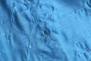 blue botanical embroidery shirt｜ジャケットの古着 詳細6