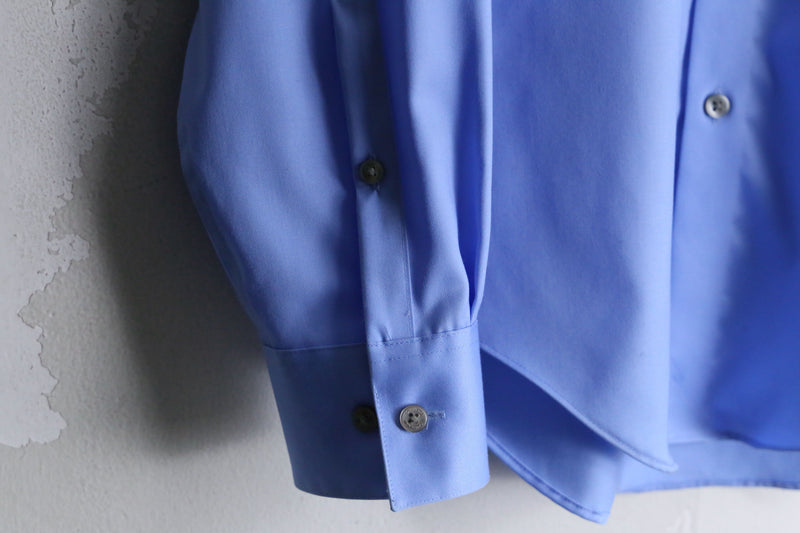 "Calvin Klein" blue cotton dress L/S shirt