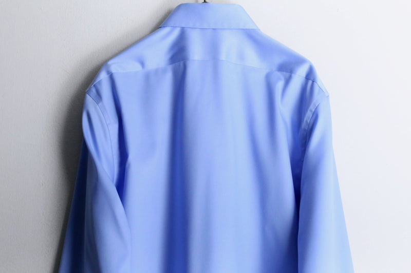 "Calvin Klein" blue cotton dress L/S shirt