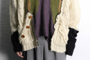 ’‘Re:make’’ multi knit docking sweater