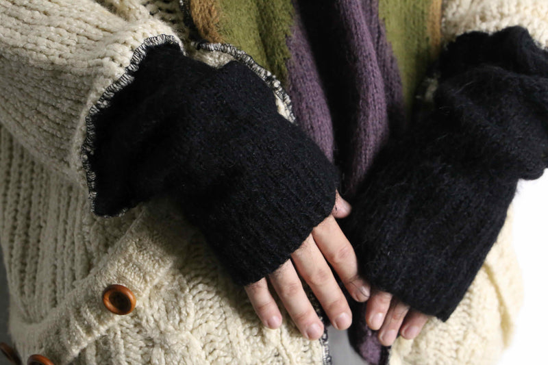 ’‘Re:make’’ multi knit docking sweater