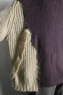 ’‘Re:make’’ multi knit docking sweater