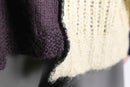 ’‘Re:make’’ multi knit docking sweater