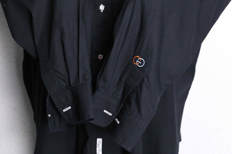 "COOGI" tuck marble pattern loose L/S shirt