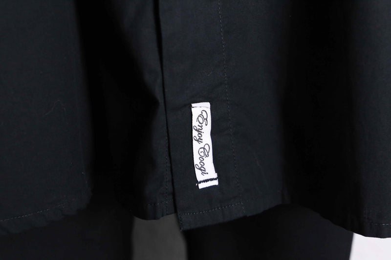 "COOGI" tuck marble pattern loose L/S shirt