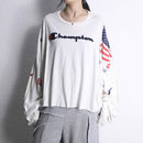 "Re:make" docking design long sleeve Tee