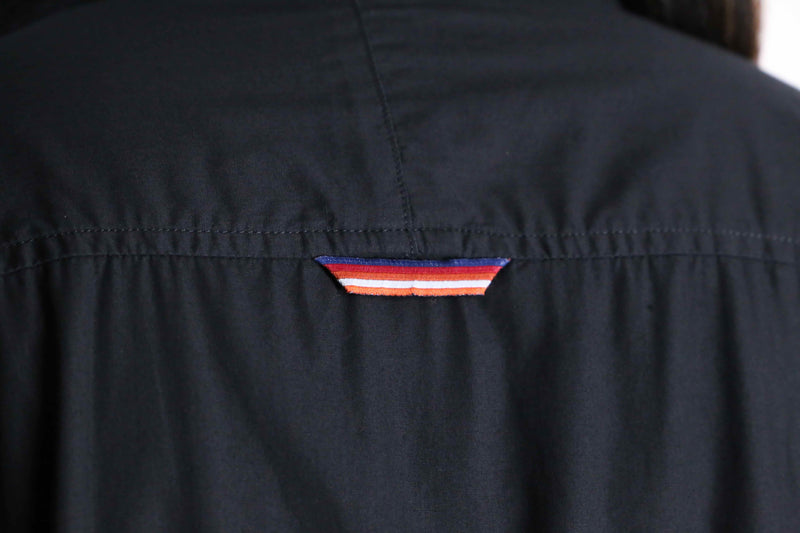 "COOGI" tuck marble pattern loose L/S shirt