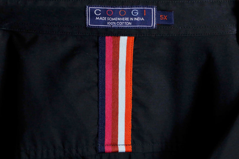 "COOGI" tuck marble pattern loose L/S shirt