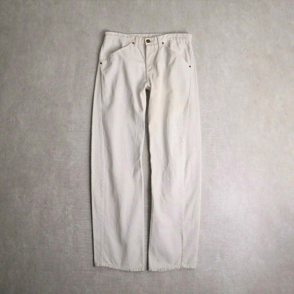 "Levi's" white color cotton straight denim