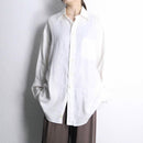 white linen over sizing shirt