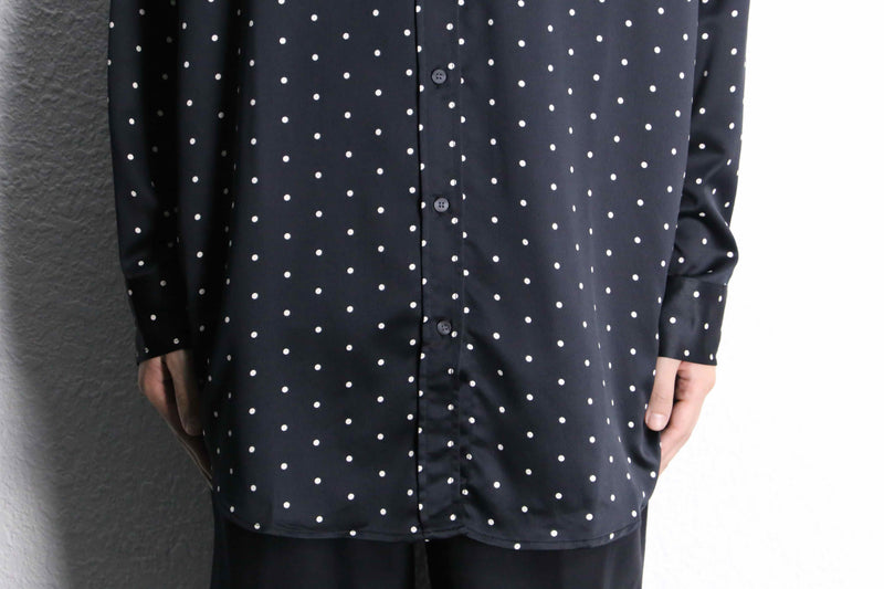 "GAP" dot design satin loose shirt