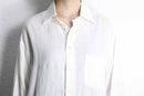 white linen over sizing shirt