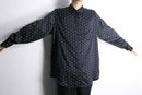"GAP" dot design satin loose shirt