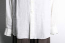 white linen over sizing shirt