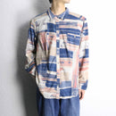 "chico's" artistic design cotton shirt
