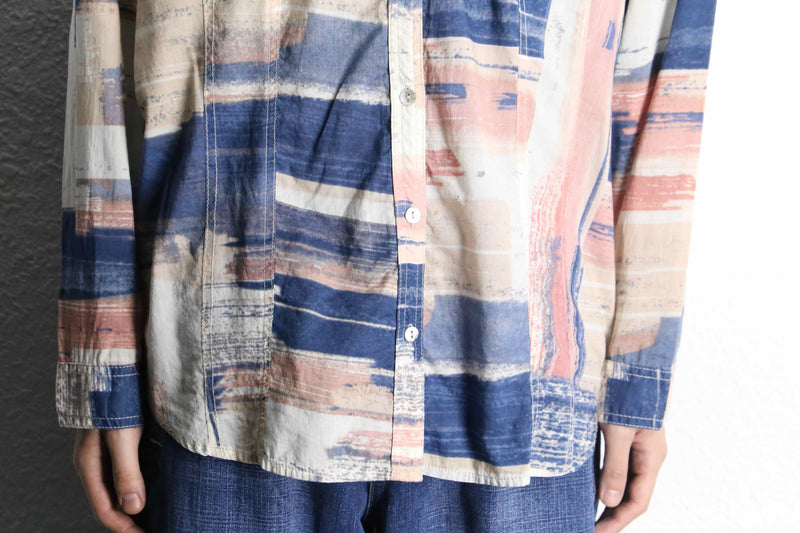 "chico's" artistic design cotton shirt