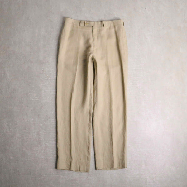 "Calvin Klein" beige tapered pants