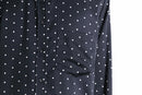 "GAP" dot design satin loose shirt