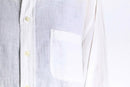 white linen over sizing shirt