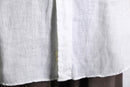 white linen over sizing shirt