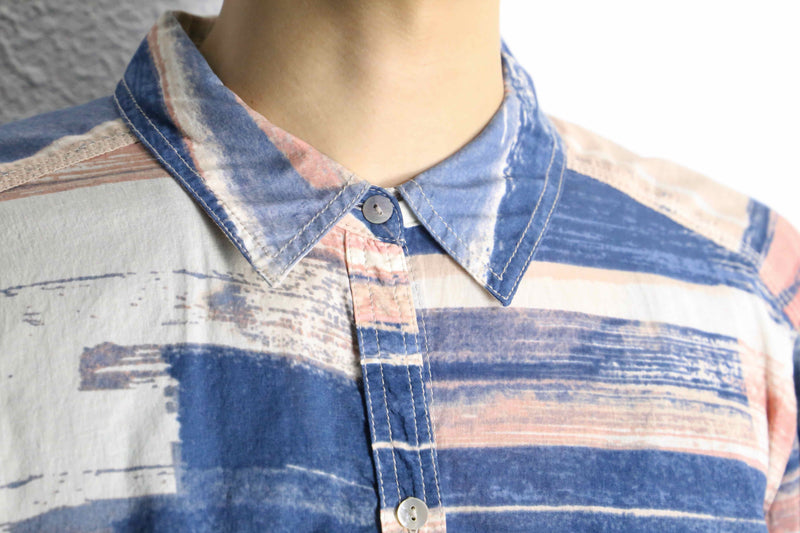 "chico's" artistic design cotton shirt