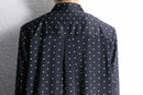 "GAP" dot design satin loose shirt