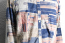 "chico's" artistic design cotton shirt